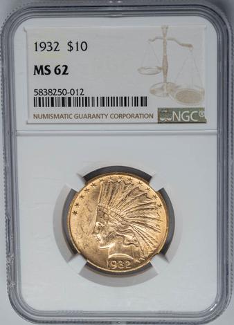 1932 $10 Indian