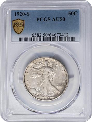 1920-S Walking Liberty 50c