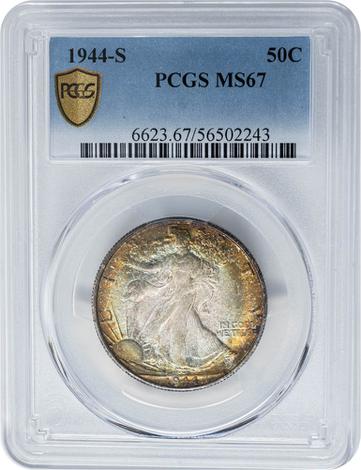 1944-S Walking Liberty 50c