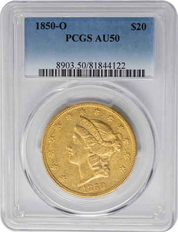 1850-O $20 Liberty