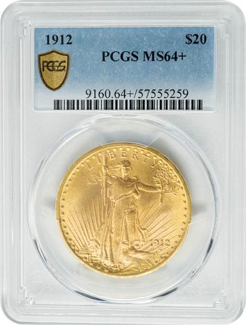 1912 $20 MS64+ PCGS