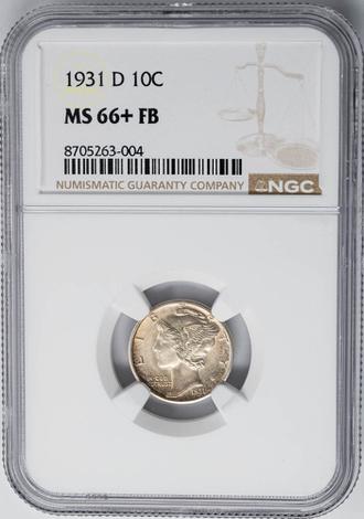 1931-D Mercury 10c