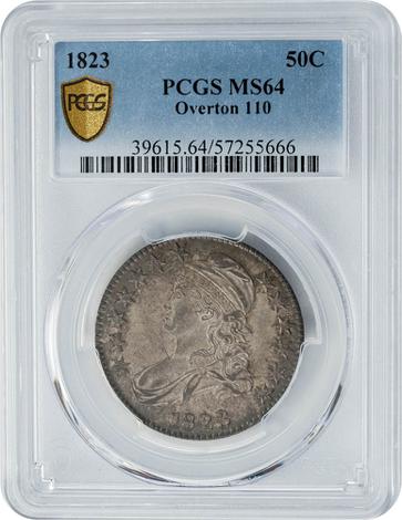 1823 Capped Bust 50c