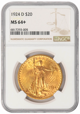 1924-D $20 St. Gaudens