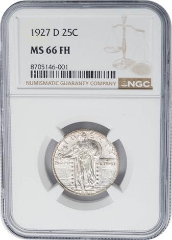 1927-D Standing Liberty 25c