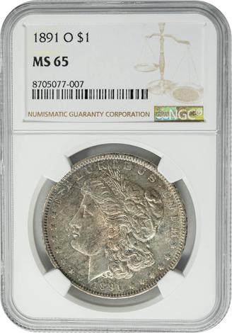 1891-O Morgan $