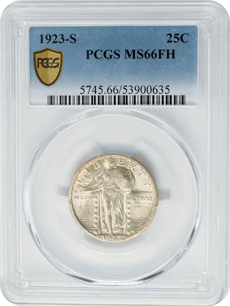 1923-S 25C MS66FH PCGS