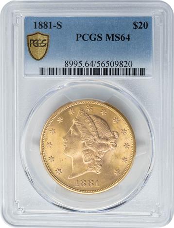 1881-S $20 Liberty