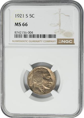 1921-S Buffalo 5c
