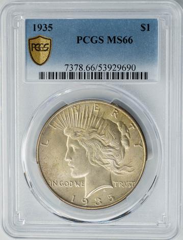 1935 Peace $