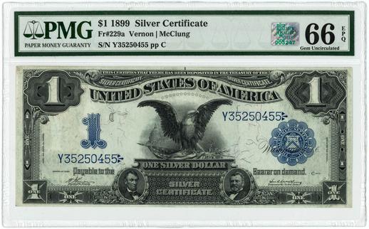 1899 FR.229a $1 Silver Certificate