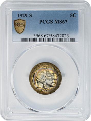 1929-S Buffalo 5c