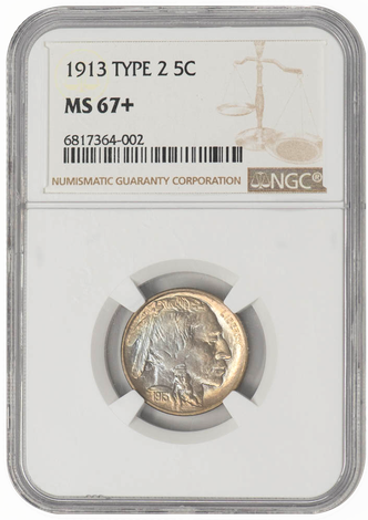 1913 Buffalo 5c - Type 2