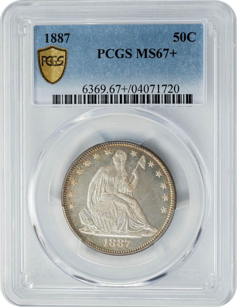 1887 50C MS67+ PCGS