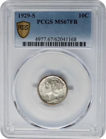 1929-S Mercury 10c