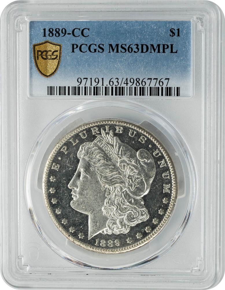 1889-CC $1 MS63DMPL PCGS