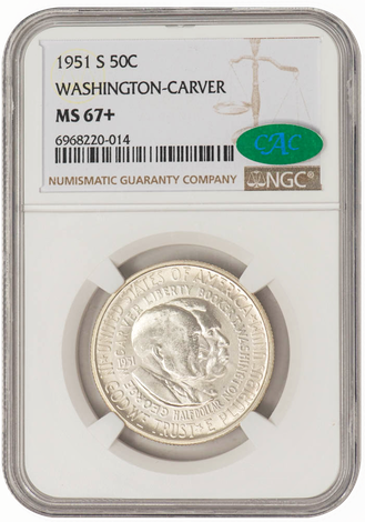Washington-Carver 50c 1951-S