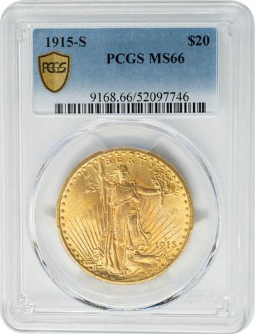 1915-S $20 St. Gaudens