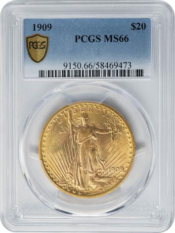 1909 $20 St. Gaudens
