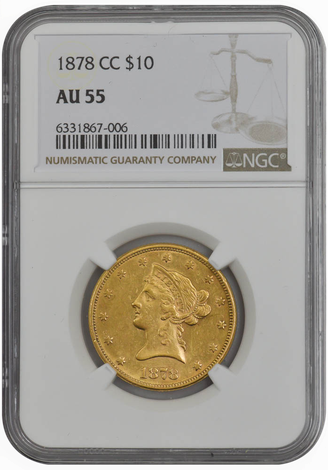 1878-CC $10 Liberty