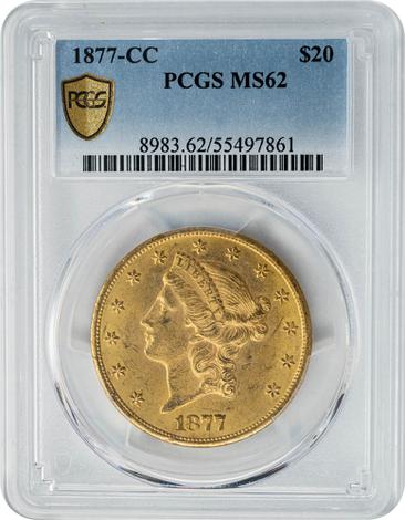 1877-CC $20 Liberty
