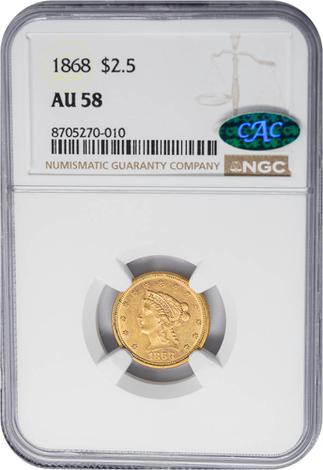 1868 $2.5 Liberty