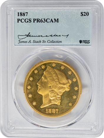 1887 $20 Liberty