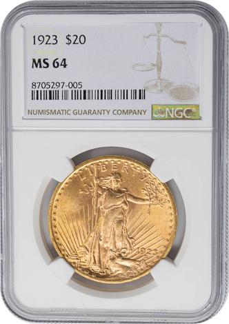 1923 $20 St. Gaudens