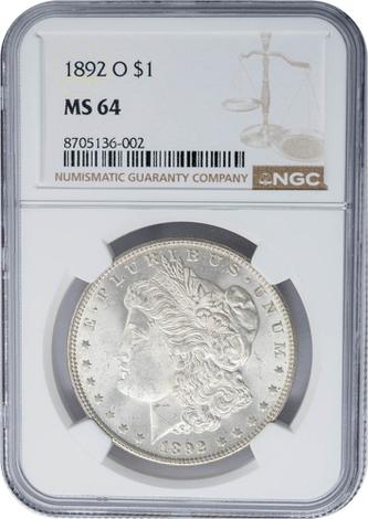 1892-O Morgan $