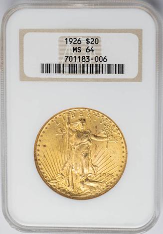1926 $20 St. Gaudens