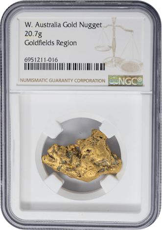 W. Australia Gold Nugget - Goldfields Region