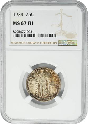 1924 Standing Liberty 25c