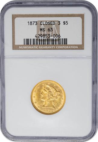 1873 $5 Liberty - Closed 3