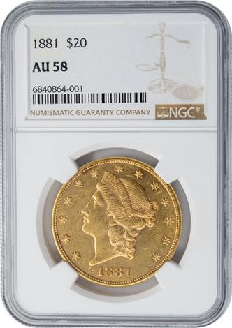 1881 $20 Liberty
