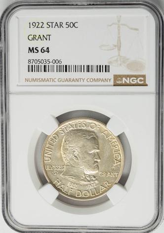 Grant 50c 1922 with Star