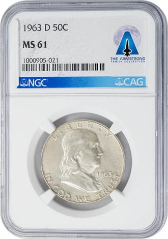 1963-D Franklin 50c