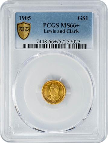 1905 G$1 Lewis and Clark MS66+ PCGS