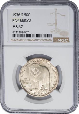 Bay Bridge 50c 1936-S