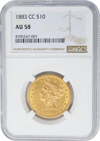 1883-CC $10 Liberty
