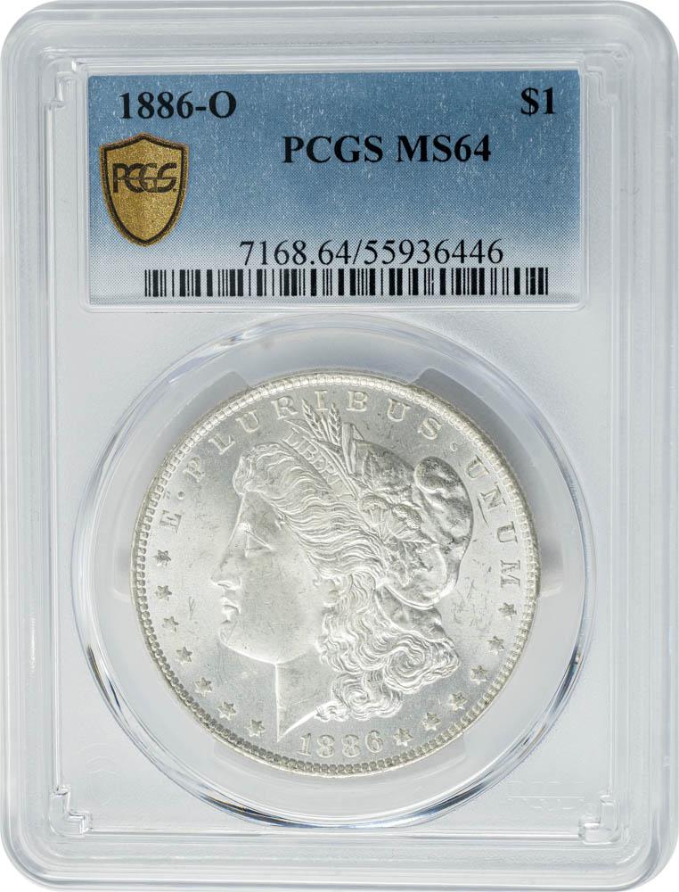 1886-O $1 MS64 PCGS