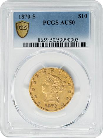 1870-S $10 Liberty