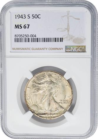 1943-S Walking Liberty 50c
